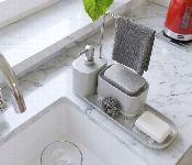Smart Soap Organizer  For Kitchen 3 In 1  - Similar Product Imag - ID 7163891