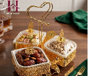 Serving Golden Set With Three Bowls  - Similar Product Imag - ID 7163922