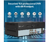 Secuview 4Ch Professional Dvr Sv 4K N1004 M5 With 4K N Output  - Similar Product Imag - ID 7163941