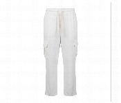 Womens Drawstring Cargo Pants Off White  - Similar Product Imag - ID 7164564