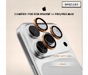 Mageasy Lenz Sapphire Camera Lens Protector For Iphone 17 Pro And Pro Max Coral  - Similar Product Imag - ID 7164740