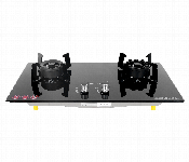 Hamilton Ht1134Gc 2 Burner Gas Stove Glass Top Auto Ignition  - Similar Product Imag - ID 7164969