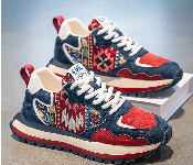 Elke Fashion Men Retro Multi Pattern Sneakers Trendy Casual Shoes  - Similar Product Imag - ID 7165055