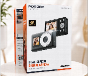 Porodo Lifestyle Dual Screen Digital Camera Black Pdetk07 48Mp 4K Camera With 18X Zoom  - Similar Product Imag - ID 7165887
