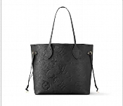 Classic Embossed Floral Pattern Tote Bag For Women Elegant Black Shoulder Handbag With Top Handles  - Similar Product Imag - ID 7166052