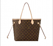 Classic Monogram Print Tote Bag For Women Elegant Brown Shoulder Handbag With Top Handles  - Similar Product Imag - ID 7166053