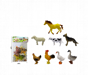 Educational Barnyard Toy Set Horse  Cow  Sheep And Poultry  - Similar Product Imag - ID 7166207