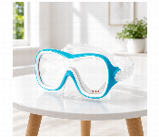Intex 55978 Kids Swim Mask Adjustable Diving And Snorkeling Mask Anti Leak Swimming Mask 8 Plus Years Blue  - Similar Product Imag - ID 7166234