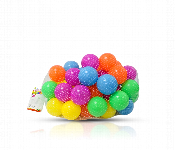 Vibrant Playtime Fun Premium Multi Colored Pit Balls 50Pcs  - Similar Product Imag - ID 7166292
