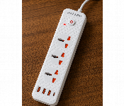 Multi Function Power Socket Extension With 4 Universal Ac Outlets 3 Usb Ports Type C Fast Charging  - Similar Product Imag - ID 7166346