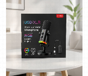 Usb Xlr Dual Purpose Rgb Microphone Wireless Streaming Podcast Gaming Recording Mic Black Yu7 W  - Similar Product Imag - ID 7166442