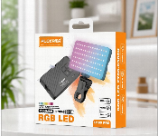 Plokama U160 Pro Black Rgb Led Video Light 2700K To 6500K Rechargeable Fill Light  - Similar Product Imag - ID 7166482