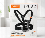 Plokama Cx 10 Chest Mount Camera Holder Black Adjustable Mount For Action Camera Smartphone Vlogging Cycling Hiking  - Similar Product Imag - ID 7166496