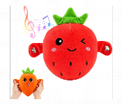 Interactive Strawberry Soft Sensory Music Plush Toy With Sounds For Early Learning Parent Child Play  - Similar Product Imag - ID 7166748
