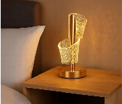 Rechargeable Creative Table Led Lamp Rgb Touch Control Metallic Gold  - Similar Product Imag - ID 7166841