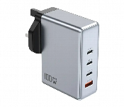Green Lion Gan Uk Plug Charger 100W Multi Port Fast Charge Grey  - Similar Product Imag - ID 7167025