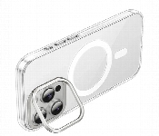 Hoco As9 Iphone 16 Pro Max Magsafe Clear Case With Holder  - Similar Product Imag - ID 7167145