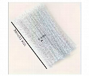 Metallic White Chenille Stems 25Pcs Glitter Craft Pack  - Similar Product Imag - ID 7167254