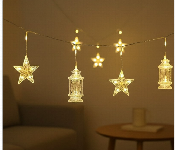 Ramadan Stars And Lanterns String Lights Festive Decoration  - Similar Product Imag - ID 7167330