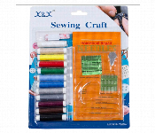 X And X Household Repair Sewing Kit 12Pcs Threads Needles  - Similar Product Imag - ID 7167353
