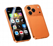 Airtab 17 Pro Max Mini Smartphone Orange Triple Camera  - Similar Product Imag - ID 7167363