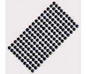 Glass Crystal Gem Black 8Mm 180Pcs Diy Craft 1Card  - Similar Product Imag - ID 7167394