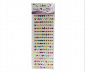 Glass Crystal Gems Mix Color 8Mm 180Pcs Diy Craft Stickers  - Similar Product Imag - ID 7167435