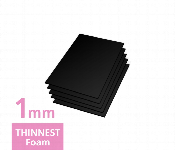 Black Adhesive Sponge Sheet A3 1Mm 3Pcs Eva Foam Craft  - Similar Product Imag - ID 7167467