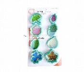 Leaf Shaped Cookie Cutters 8Pcs Food Grade Plastic Ck 35  - Similar Product Imag - ID 7167474