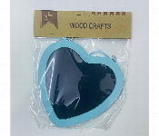 Biersi Heart Shaped Wooden Chalkboard 14Cm Blue Dy055  - Similar Product Imag - ID 7167628