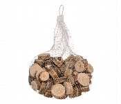 Natural Round Tree Bark Wood Slices Mix 25 40Mm 140G Craft  - Similar Product Imag - ID 7167645
