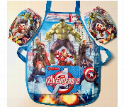 Marvel Avengers Kids Apron Set Age 3 8 With Sleeves  - Similar Product Imag - ID 7167684