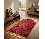 Premium Kids Velvet Prayer Mat Deep Maroon Comfort  - Similar Product Imag - ID 7167714
