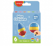 Keyroad 3In1 Rocket Wax Crayons Kr972322 Coloring Set  - Similar Product Imag - ID 7167724
