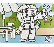 Diy Sand Painting Kit Astronaut Mess Free Kids Art Set  - Similar Product Imag - ID 7167740