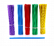 Wooden Craft Sticks 50Pcs Multicolor 16Cm Smooth Round  - Similar Product Imag - ID 7167764