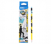 Deli Arti Graff U53200 2B Pencil 12Pcs With Pvc Eraser  - Similar Product Imag - ID 7167821