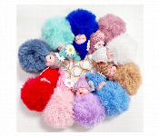 Cute Plush Sleeping Doll Keychain 1Pc Red  - Similar Product Imag - ID 7167849