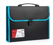 Midgo 12 Pocket A4 Expanding File With Handle And Lock Black  - Similar Product Imag - ID 7167966