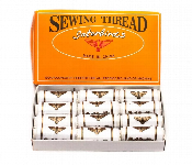 Interbirds White Polyester Sewing Thread 12Pcs 400 Yards  - Similar Product Imag - ID 7168056