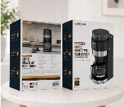 Lepresso Coffee Brewer With Bean Grinder 900W 1.35L Digital Coffee Maker Black  - Similar Product Imag - ID 7168143