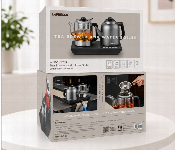 Lepresso Aurabrew Tea Brewer And Water Boiler 2200W 1200Ml Kettle 1000Ml Tea Maker Adjustable Temperature Gray  - Similar Product Imag - ID 7168156