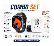 Smart Watch Ultra Series 8 And Automatic Blood Pressure Monitor Health Monitoring Combo  - Similar Product Imag - ID 7168258
