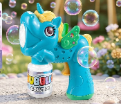Unicorn Bubble Gun Automatic Bubble Blaster For Kids Blue  - Similar Product Imag - ID 7168407
