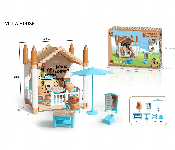 Villa House Diy Cafe Playset With Capybara Mini Furniture  - Similar Product Imag - ID 7168413