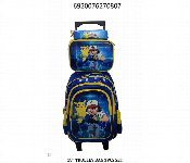 Pokemon Trolley Bag Set 18 Inch 3 Piece School Bag Blue  - Similar Product Imag - ID 7168686