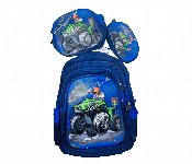 Monster Truck School Bag Set 3 In 1 18 Inch Kids Blue  - Similar Product Imag - ID 7168741