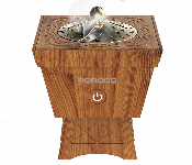 Porodo Lifestyle Classic Woodfinish Portable Incense Burner Brown  - Similar Product Imag - ID 7168811