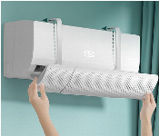 Air Conditioner Deflector Universal Retractable Anti Direct Blowing Shield With Cotton Filter  - Similar Product Imag - ID 7169150
