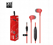 Kin K820 Stereo Earphone 3.5Mm Hifi Sound Red  - Similar Product Imag - ID 7169201